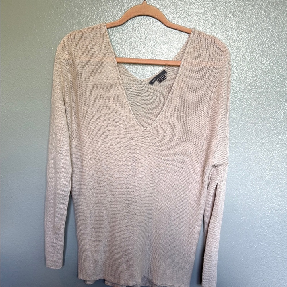 Vince Light Tan Knit Top